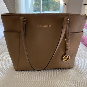 Michael kors Jet Set Large Leather Tote